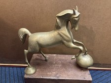 Antique Indian Brass Prancing