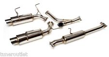 HONDA S2000 AP1 AP2 TWIN FULL STAINLESS STEEL EXHAUST CAT BACK SYSTEM Y2871
