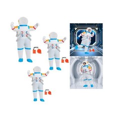 Inflatable Astronaut Costume Adult Kids Space Suit Fancy Dress for Men Women