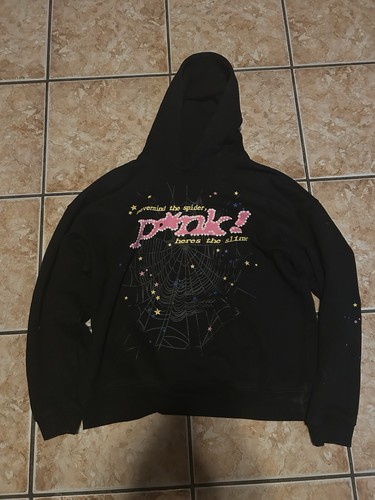 Sp5der hoodie black - sp5der, 'black