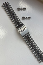 SEIKO 22mm Bracelet JUBILEE Style stainless steel for Seiko watch case BARGAIN!