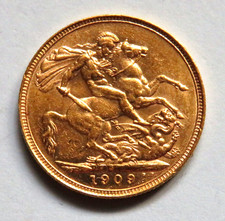 Australia.  1909 Sydney - Sovereign.. Much Lustre - aEF/EF