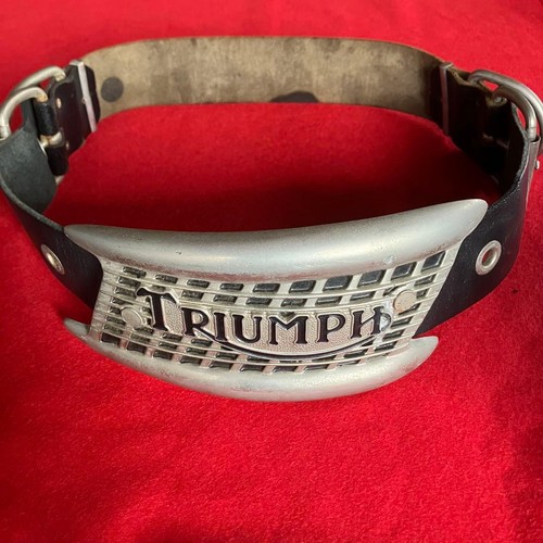 Triumph buckle belt cafe racer - triumph,