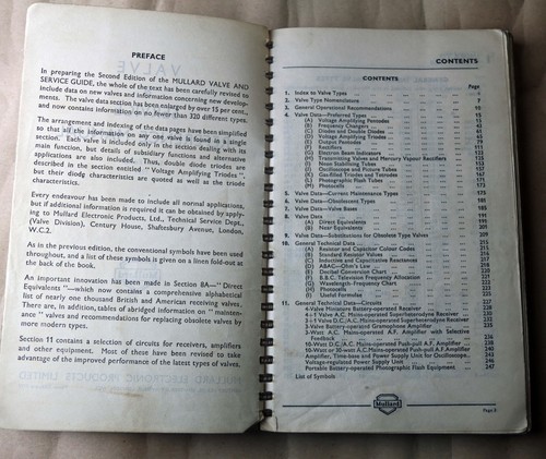 Vintage mullard valve and