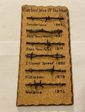 Vintage Display Barbed Wire Of