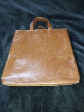 River Island Faux Leather Tan Brown Tote Shoulder Bag  44 cm X 44 cm