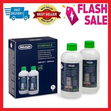 2 X 500ml Bottle DELONGHI Magnifica Espresso Coffee Maker Machine DESCALER Fluid