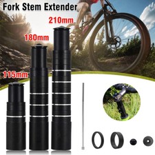 Bicycle Fork Stem Extender Handlebar Riser Extension Adapter Mountain Bike UK