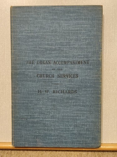 The organ accompaniment - organ,