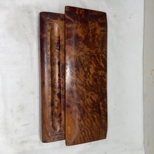 Morocco ' Thuya Wood Desk Organiser Holder ' Natural Grain Burr Handcarved ***