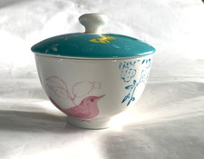 Portmeirion Dawn Chorus Lidded Sugar Bowl Excellent Condition