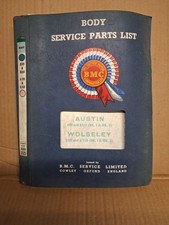 BMC Body Service  Parts List