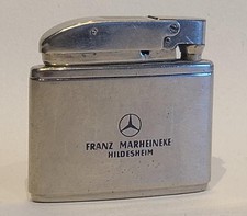 Vintage 1960's Chrome on Brass Mercedes Benz Garage Petrol Cigarette Lighter