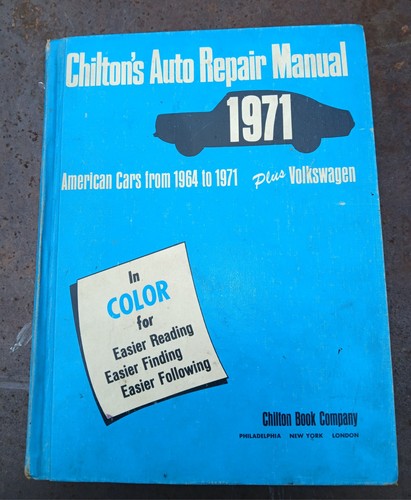 Chilton auto repair manual - auto,