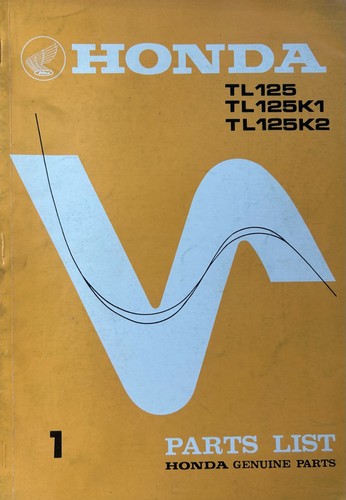 Honda tl125 k1 - tl125,, tl125-k1