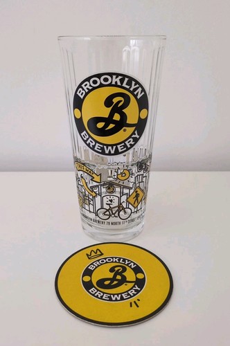 Brooklyn brewery pint glass - pint,