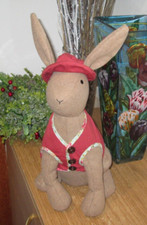 Fabric Rabbit Animal Novelty Door Stop Door Stopper Heavy 1.5kg in Weight