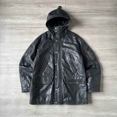 Vintage 90s avirex leather - vintage,