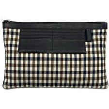 Auth Aquascutum - Navy Beige