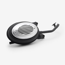 Exhaust System 125cc Scooter Black for FT125T-27-E4 Silencer Mild Steel Coated