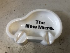 SUPER RARE GENUINE NISSAN “The New Micra” Display Showroom Ash Tray 2000`S