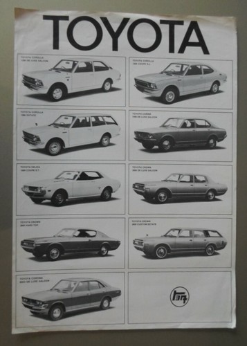 Toyota range orig - orig, 1972