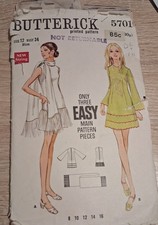 1960s  Sewing Pattern