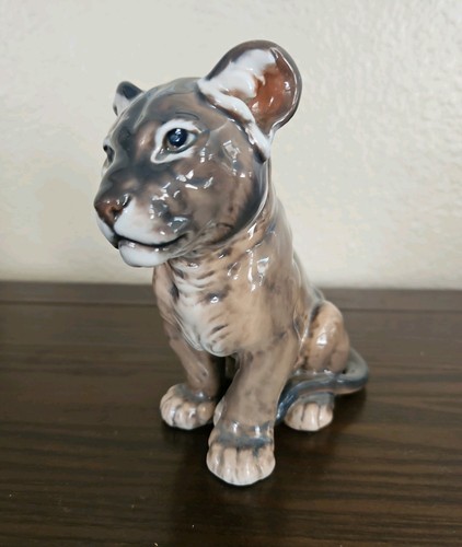 Dahl jensen porcelain lion cub - jensen,