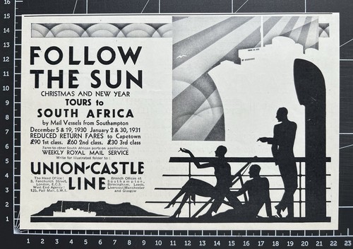 Union castle line tours - tours, to