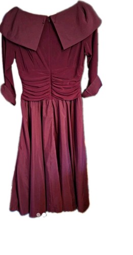 Eliza burgundy fit flare - j,