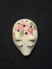 Vintage  Ceramic Pomander Pig