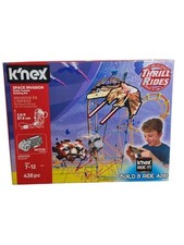 K'NEX 27044 Thrill Rides Space Invasion Roller Coaster Building Set Toy #V