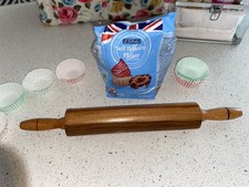 Grandma’s Wooden Vintage Rolling Pin Retro 60/70’s Baking Bake Off