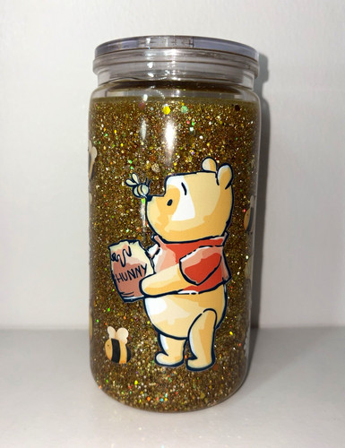 Winnie the pooh gold glitter - pooh,