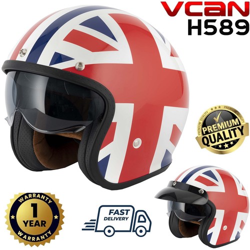 Open face motorbike - open,