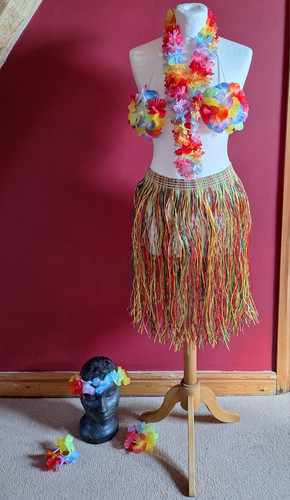Ladies hawaiian hula grass - ladies,