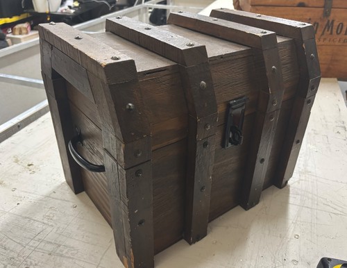 Vintage wood pirates treasure - vintage,
