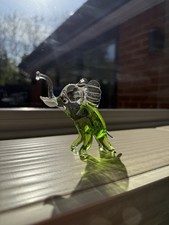 Small Vintage Green Glass
