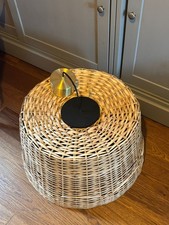 Oversized Wicker Pendant