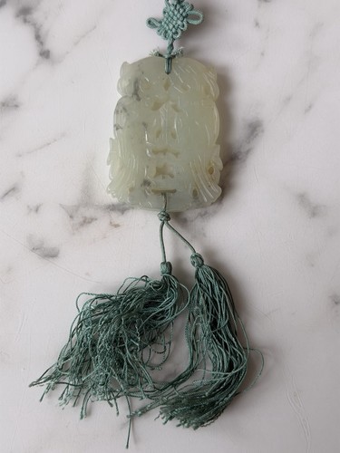 Chinese carved natural jade - carved,