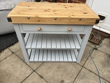 Reclaimed Timber Butchers Block Kitchen Island