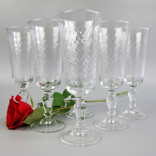 Champagne flutes glasses - 6,