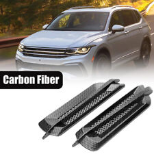 2Pcs Carbon Fiber Car Side Air