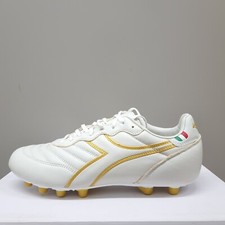DIADORA OG LT+ MDPU "WHITE-GOLD" FOOTBALL BOOTS VARIOUS SIZES