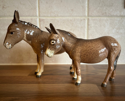 Beswick donkey figurines - beswick, jack