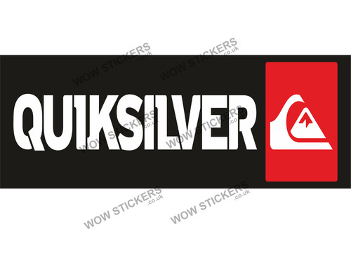Quiksilver sticker laptop - b,