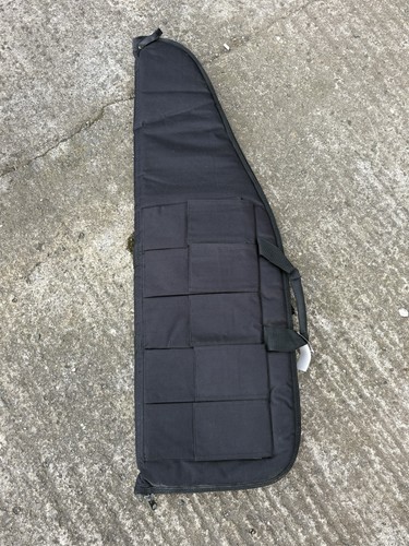 Black canvas padded - padded, case