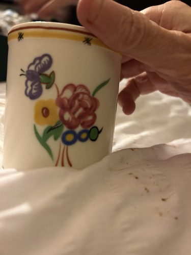 Poole pottery pot - pottery,