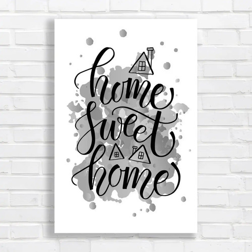 Cozy home sweet - sweet, black