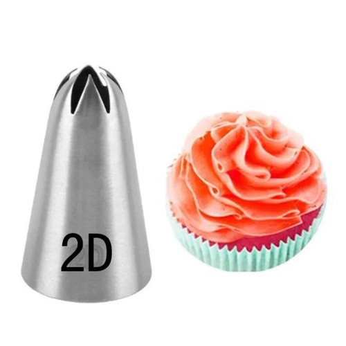 Rose flower cream icing piping - rose,